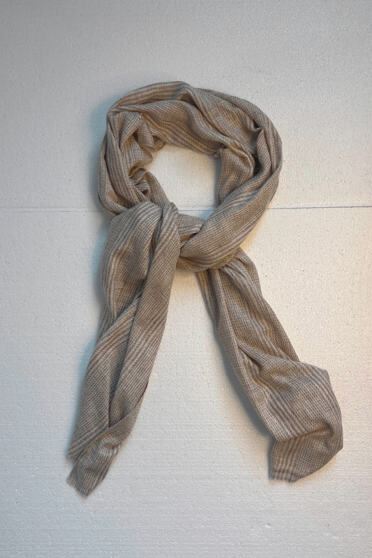 Neutral Cashmere Scarf Iceline Oak
