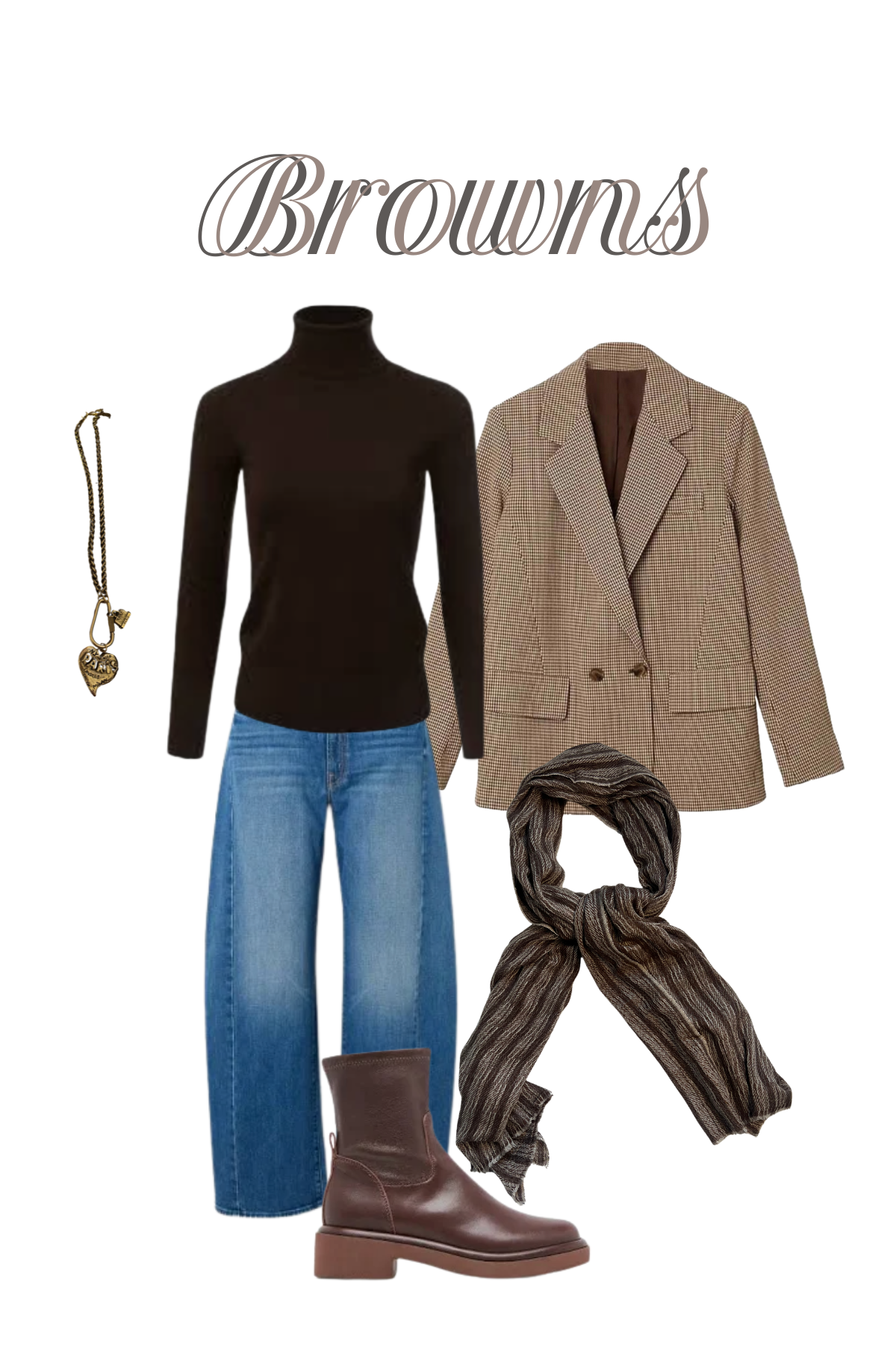 Neutral Cashmere Scarf Frosted Cypress Branch