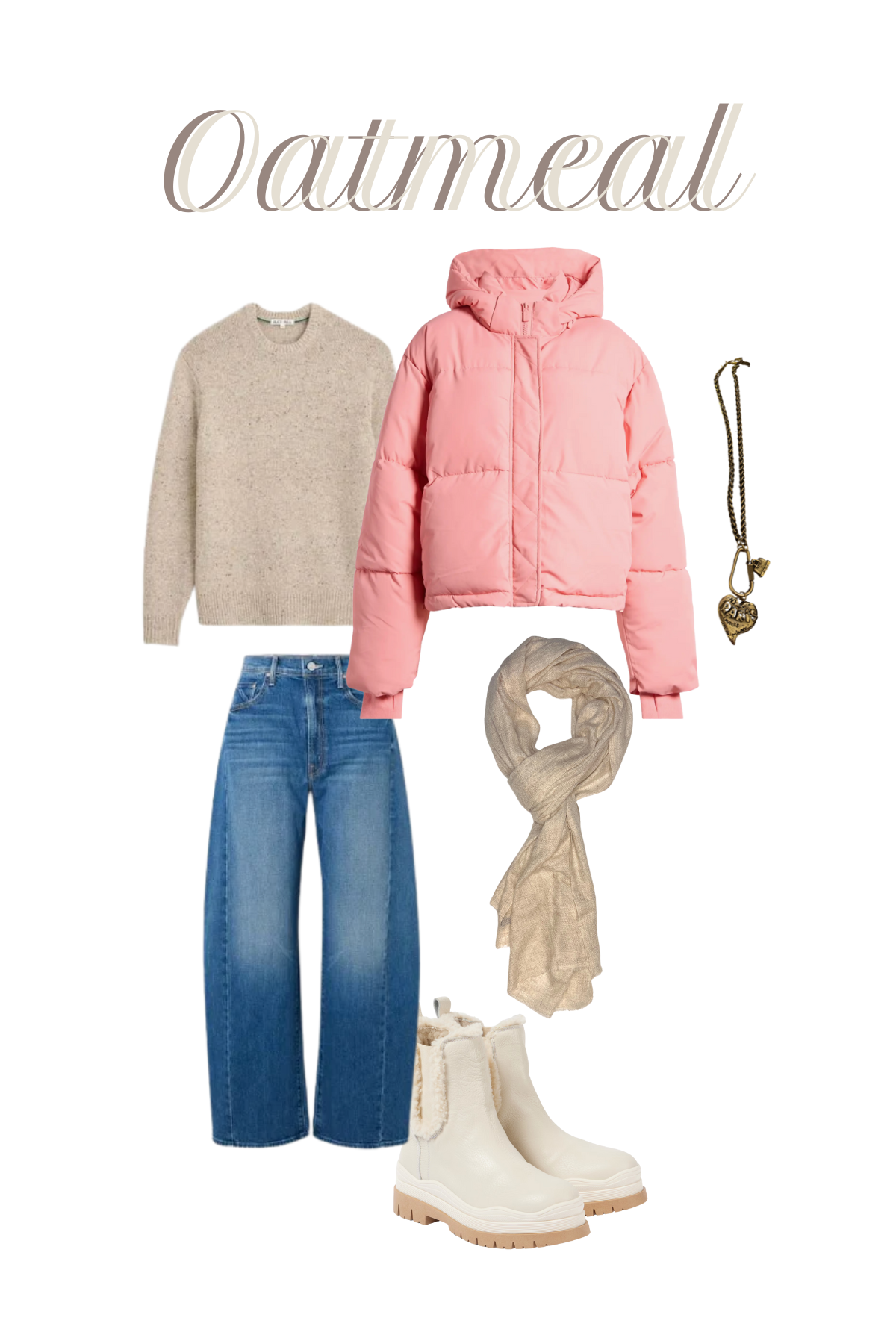 Neutral Cashmere Scarf Russian Ermine White