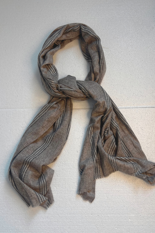 Neutral Cashmere Scarf Dutch Dam